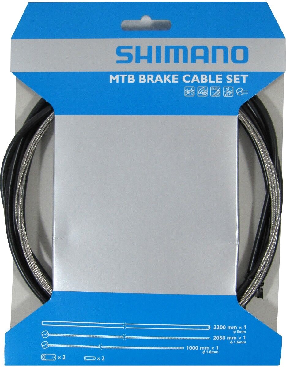 Shimano Bremszugset Edelstahl MTB - vit:bikes - Fahrrad - E-Bikes