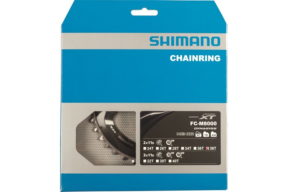 Shimano Kettenblatt DEORE XT FC-M8000 38 Zähne