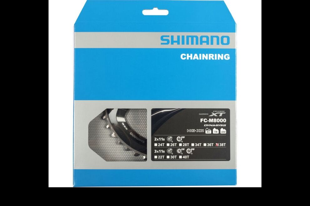 Shimano Kettenblatt DEORE XT FC-M8000 38 Zähne
