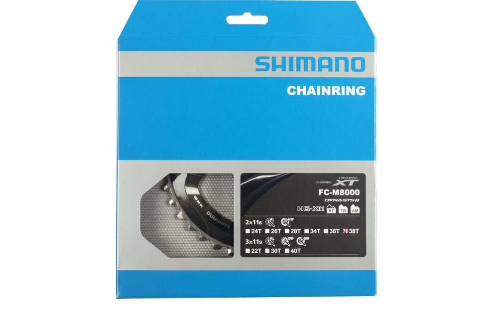 Shimano Kettenblatt DEORE XT FC-M8000 38 Zähne