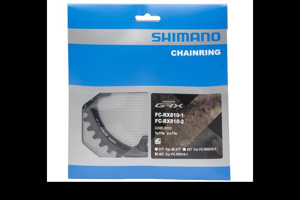 Shimano Kettenblatt GRX FC-RX810 40 Zähne Schwarz