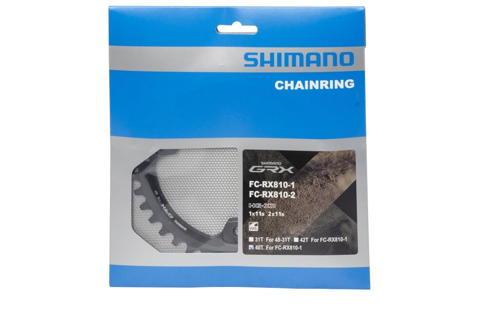 Shimano Kettenblatt GRX FC-RX810 40 Zähne Schwarz