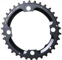 SRAM Kettenblatt 34 Z. 2X10 LK 104 SCHWARZ LONG PIN